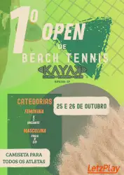 1º Open Kayak de Beach Tennis RIFAINA - Masculino PRO/A