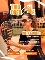 Trio esportes Open by Betina  - DUPLA FEMININA OPEN 