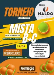 TORNEIO MISTA B/C DANI/JESSICA VÃO PARA PORTO ALEGRE / TRACKFIELD