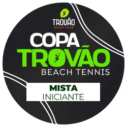 4ª Copa Trovão de Beach Tennis - Iniciante - Mista Iniciante