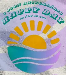 I Open aniversário happy day 7K