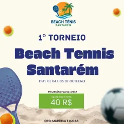 1° TORNEIO ARENA SANTARÉM - Dupla Masculino - INICIANTE