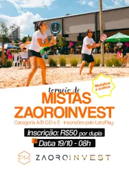 Torneio de Mista ZAOROINVEST  - Mista E (principiante)