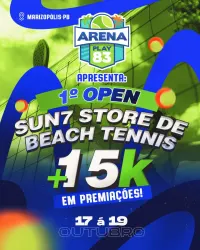 1º Open Sun7 Store de Beach Tennis - DUPLA MASCULINA INICIANTE