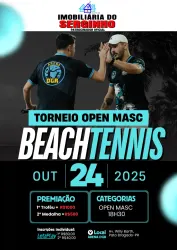TORNEIO OPEN IMOBILIARIA DO SERGINHO - DUPLA MASCULINA OPEN
