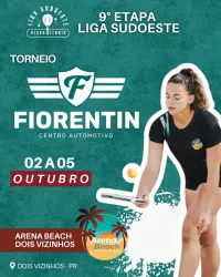 9° Etapa Liga Sudoeste - Mec Fiorentin - Arena DV - Simples Masc E/D