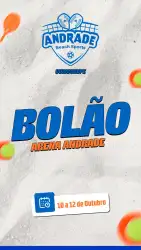 1º BOLÃO ARENA ANDRADE BEACH SPORTS - Dupla Masculina - PRATA (I+I OU I+D)