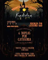 Torneio de Halloween  - DUPLA FEMININA C