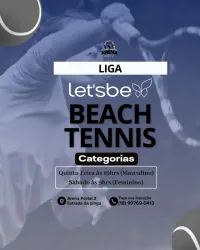 LIGA LETS'BE de BEACH TENNIS 🏆🥎 - Masculino D