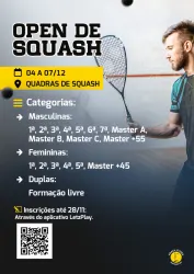 2º Open de Squash Praia Clube 2025 - 4a Classe Feminina