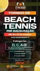 1º TORNEIO CT PRO BEACH - DUPLA FEMININA INICIANTE