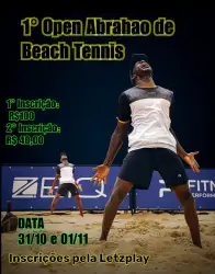 1° OPEN ABRAHAO ALMEIDA DE BEACH TENNIS - Dupla Masculina - D