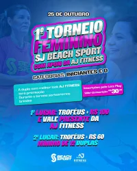 1º TORNEIO FEMININO SJ BEACH SPORT - AJ FITNESS - Feminino D