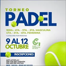 Padel Octubre 2025  - 4ta masculina 