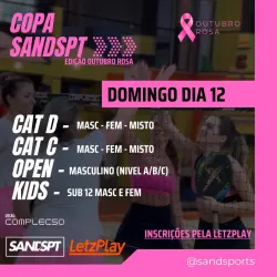 Copa SANDSPT Edição OUTUBRO ROSA - Dupla D Feminino