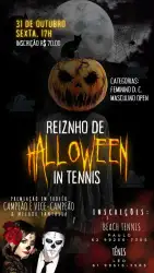 Reizinho de Halloween- Beach Tennis - Feminino C/B