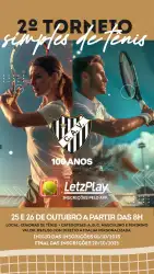 TORNEIO DE TÊNIS CAV - SIMPLES - OUTUBRO 2025 - 100 ANOS CAV - Categoria B