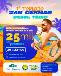 I Torneio San German de Beach Tênis - 2025 - Masculino B - SÃ¡bado 22/11