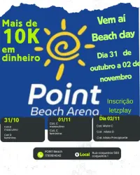 Torneio Verão  Point Beach Santa fé do Sul  - Categoria Duplas masculinas C 
