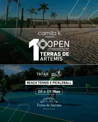1º Open Camila K - Terras de Artemis - Pickleball  - Masculina Prata