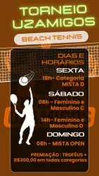 UZAMIGOS 6° EDIÇÃO - Dupla Mista - OPEN