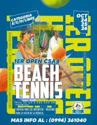 1er OPEN CSA4 de Beach Tennis - MIXTO C