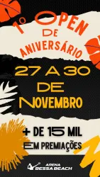 1º Open de Aniversário Arena Bessa Beach - SIMPLES MASCULINO D