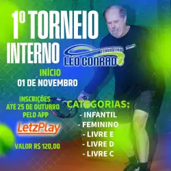 Torneio interno Léo Conrado Tennis Team - Livre D