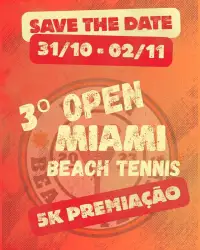 3º OPEN MIAMI BEACH TENNIS