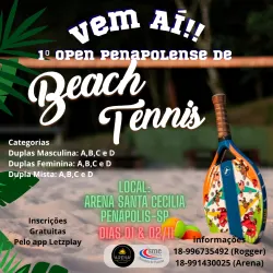 1° Open Penapolense de Beach Tennis - DUPLA FEMININA C