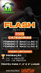 4° TORNEIO FLASH PARAÍSO - MASCULINA B