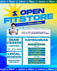 1º OPEN FITSORE DE BEACH TENNIS - CAMPANHA SALVE O FILIPE
