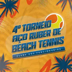 4º TORNEIO AÇO RUBER DE BEACH TENNIS - CLUBE DOS FUNCIONÁRIOS - NOVEMBRO 2025 - CAT DUPLA MISTA "B"