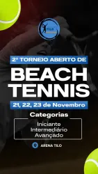 2° TORNEIO OPEN ARENA TILO - Simples Feminina Intermediária ( D e C)