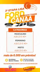 	 CIRCUITO FORD CANAÃ de beach tennis - MISTO CATEGORIA C