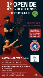 1° OPEN DE TÊNIS DE ESTRELA DO SUL - Mista - 3ª CLASSE