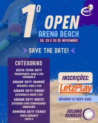 1º OPEN ARENA BEACH  - MASCULINO C 