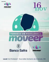 1° Torneio de Pickleball by Moveer ! - Dupla Feminina - INICIANTE