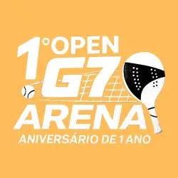 1° OPEN ARENA G7 DE BEACH TENNIS - Aniversário de 1 ano - DUPLA MISTA - INICIANTE