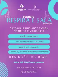 2ª Edição Torneio Respira & Saca - FEMININA OPEN