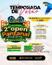 2° Open Pantanal beach - Temporada Verão - DUPLA MASCULINA C