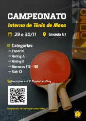 Campeonato Interno de Tênis de Mesa - Especial