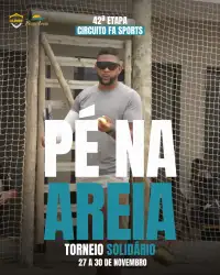 Torneio Solidário - Pé na Areia Arena Beach (Uberlândia - MG) - Dupla Mista D