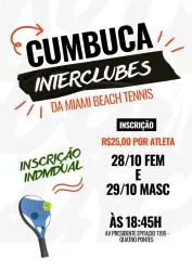 TORNEIO INTERCLUBES 2025 - Cumbuca Masculina