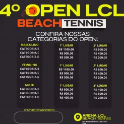 4° OPEN LCL BEACH TENNIS - Masculino C