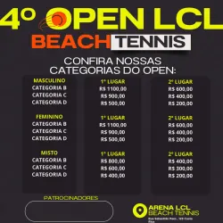 4° OPEN LCL BEACH TENNIS - MISTO D