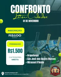 Confronto Inter-Cidades - DUPLA MISTA OPEN