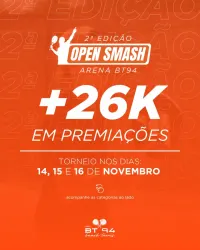 2° OPEN SMASH BT94 - CATEGORIA MASCULINA OPEN