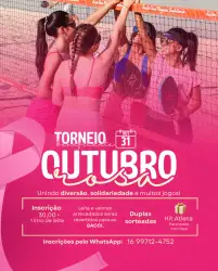 Torneio Beneficente Outubro Rosa 🌸 - Feminina Intermédiaria