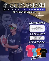 4ª COPA SMASH de Beach tennis - pontuação dobrada  - Feminina C